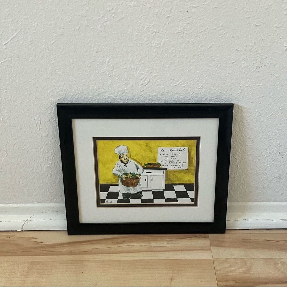 French Chef Picture Painting